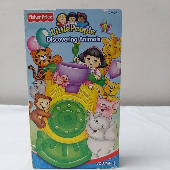 Fisher-Price Little People Vol 3 Discovering Animals VHS 2001 Vintage Kid Shows - Picture 1 of 7